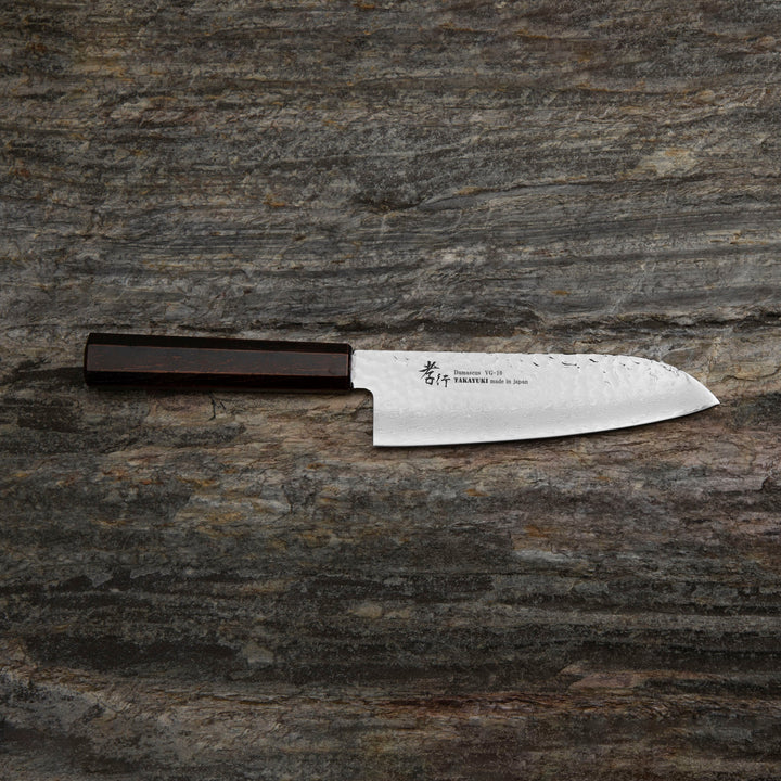 Santoku 17 cm Sakai Takayuki Nanairo VG-10 Retro
