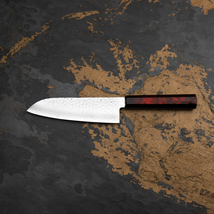 Santoku 17 cm Sakai Takayuki Nanairo VG-10 Wine