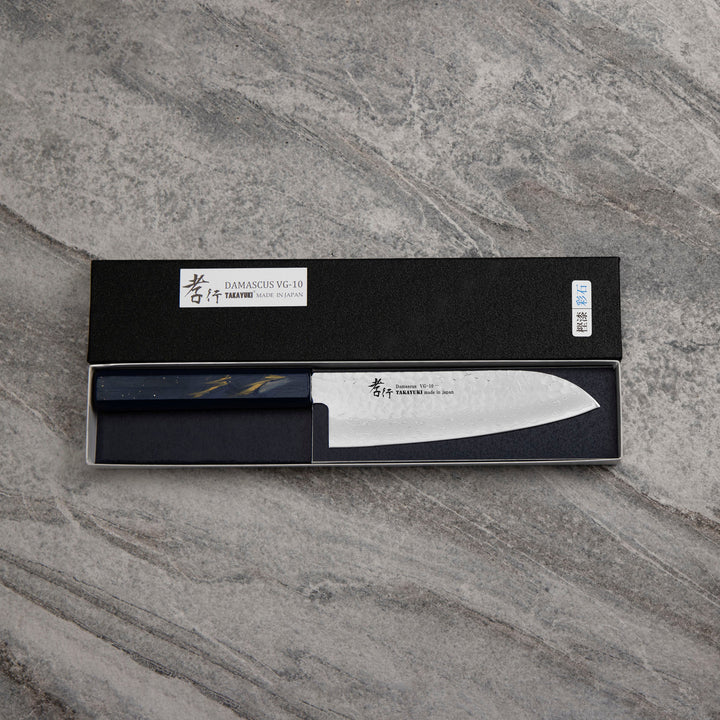 Santoku 17 cm Sakai Takayuki Urushi VG-10 Saiseki