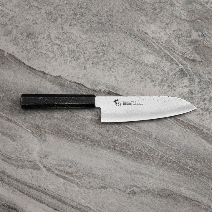 Santoku 17 cm Sakai Takayuki Nanairo VG-10 Ebony