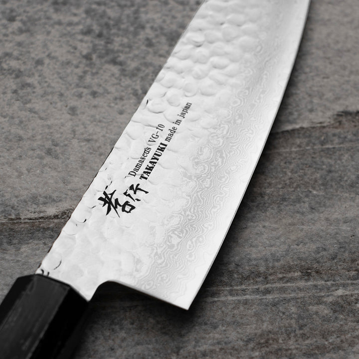 Santoku 17 cm Sakai Takayuki Nanairo VG-10 Ebony