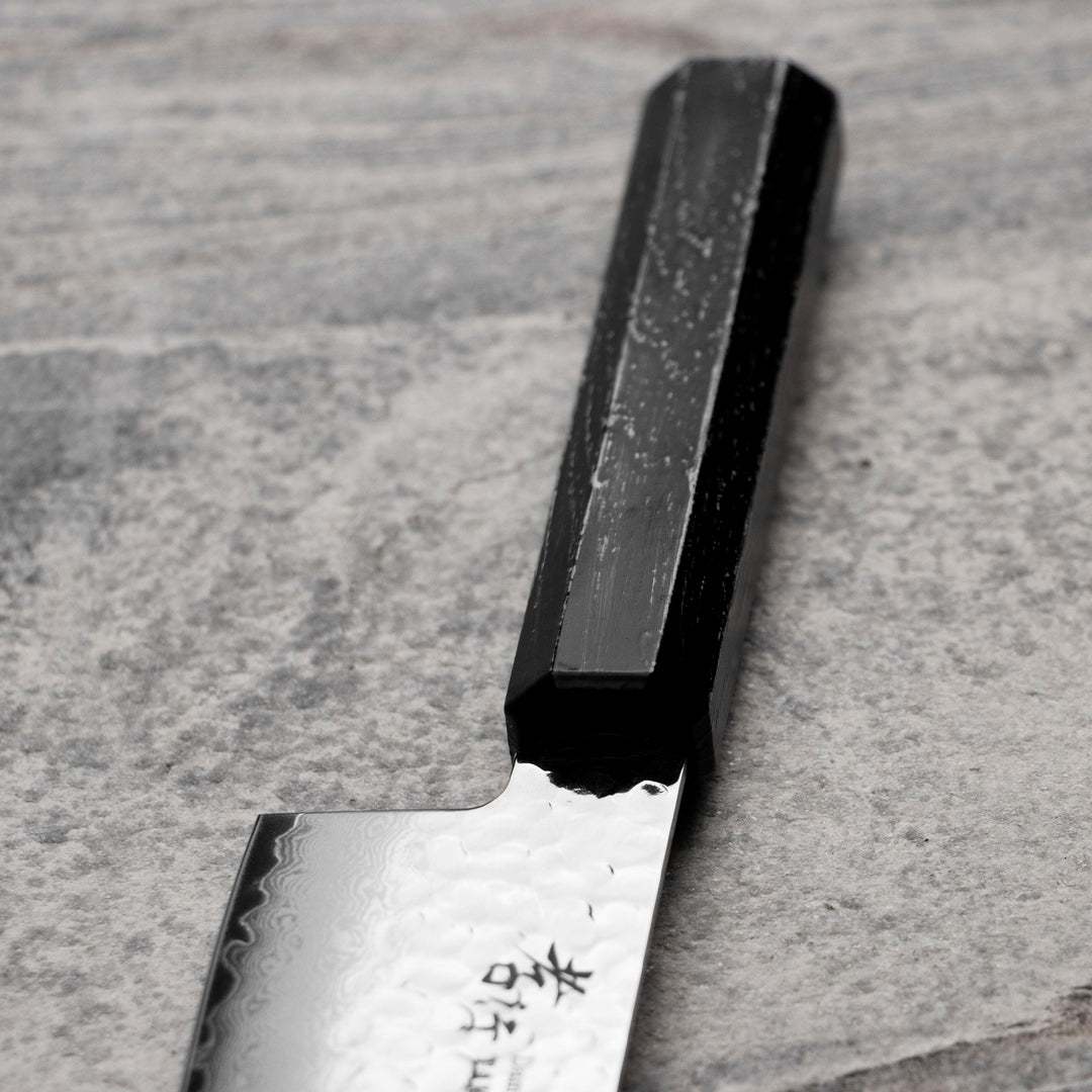 Santoku 17 cm Sakai Takayuki Nanairo VG-10 Ebony