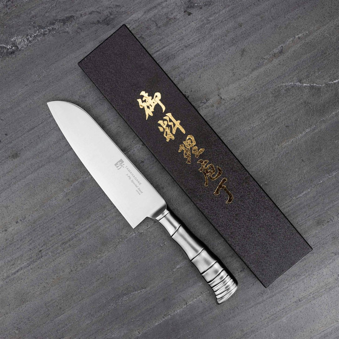 Santoku 17,5 cm Tamahagane Bamboo VG-5