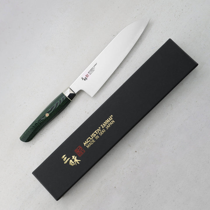 Santoku 18 cm Mcusta Zanmai Green Revolution SG2