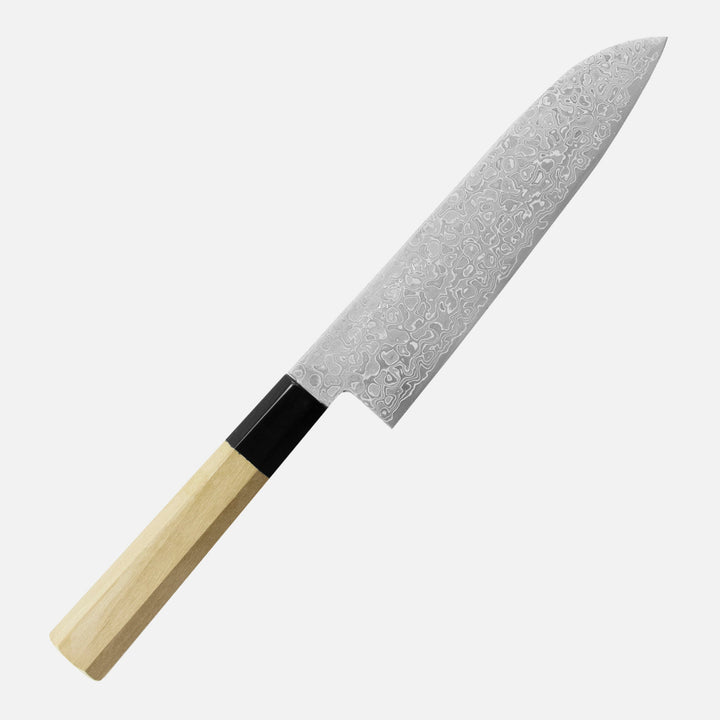 Santoku 18 cm Misuzu Hamono AUS10 Damascus