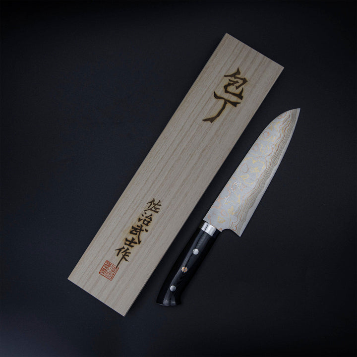 Santoku 18 cm Takeshi Saji Aogami#2/SS